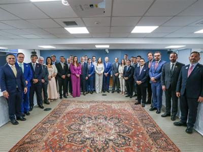 Foto da Notícia: Gisela Cardoso defende sustentação oral em encontro de presidentes de Seccionais da OAB com o presidente do CNJ, ministro Luís Roberto Barroso