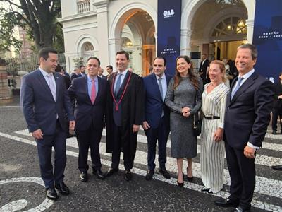 Notícia destaque: Em Porto Alegre, Gisela Cardoso participa da posse de Leonardo Lamachia, presidente da OAB-RS