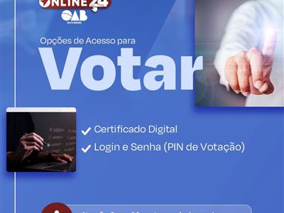 Foto da Notícia: Advocacia deve atualizar cadastro para votar com login e senha; saiba como